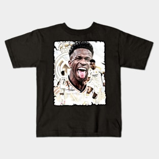 VINICIUS JUNIOR MERCH VTG Kids T-Shirt